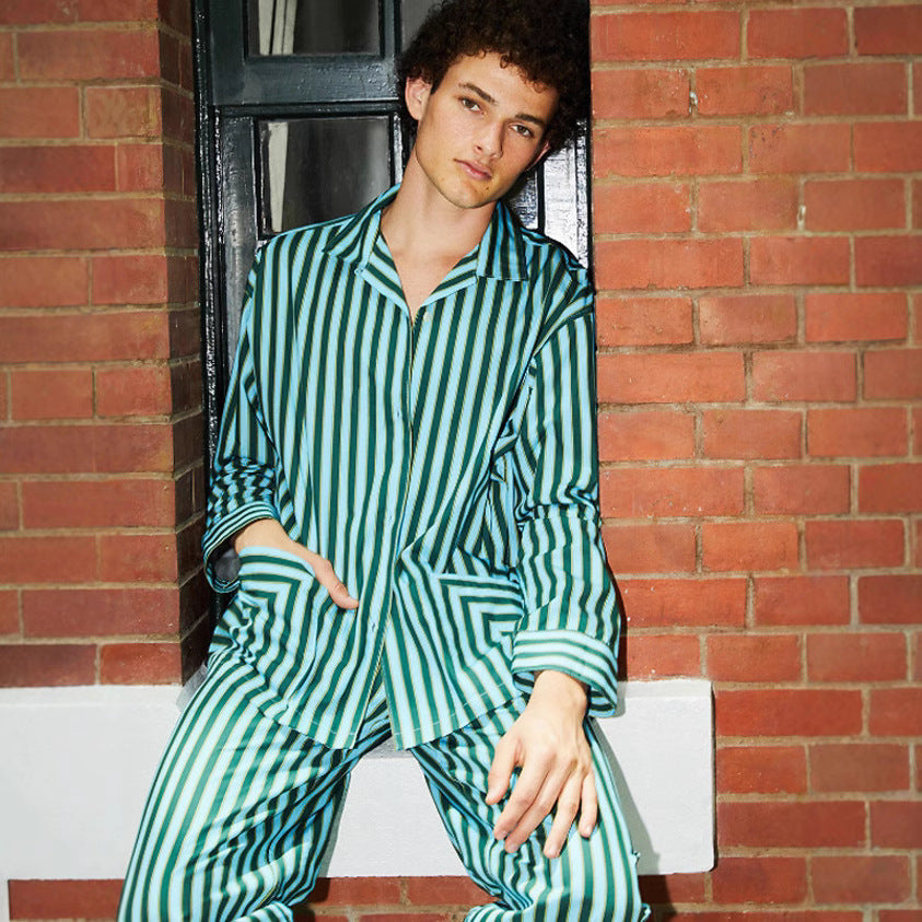Women's Striped Homewear Long Sleeve