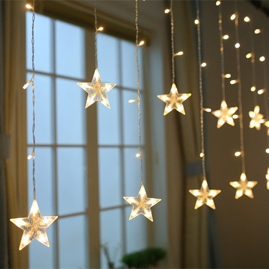 LED String Lights Starry Curtain Flashing Decorative Lighting