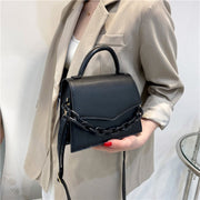 Womens PU One Shoulder Crossbody Bag Square Shape Mini