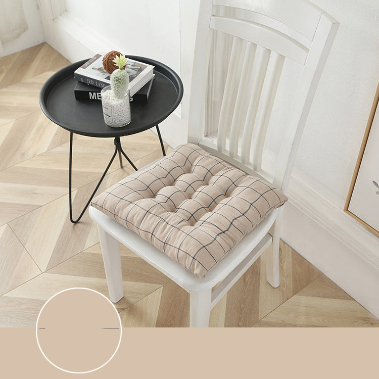 Home Fashion Comfortable Plaid Seat Cushion