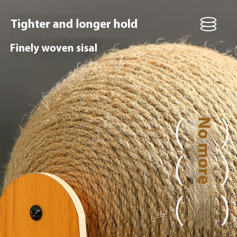 Cat Scratch Board Wear-resistant Non-dandruff Vertical Sisal Scratch-resistant Self-Hi Relieving Stuffy Scratching Board Toy