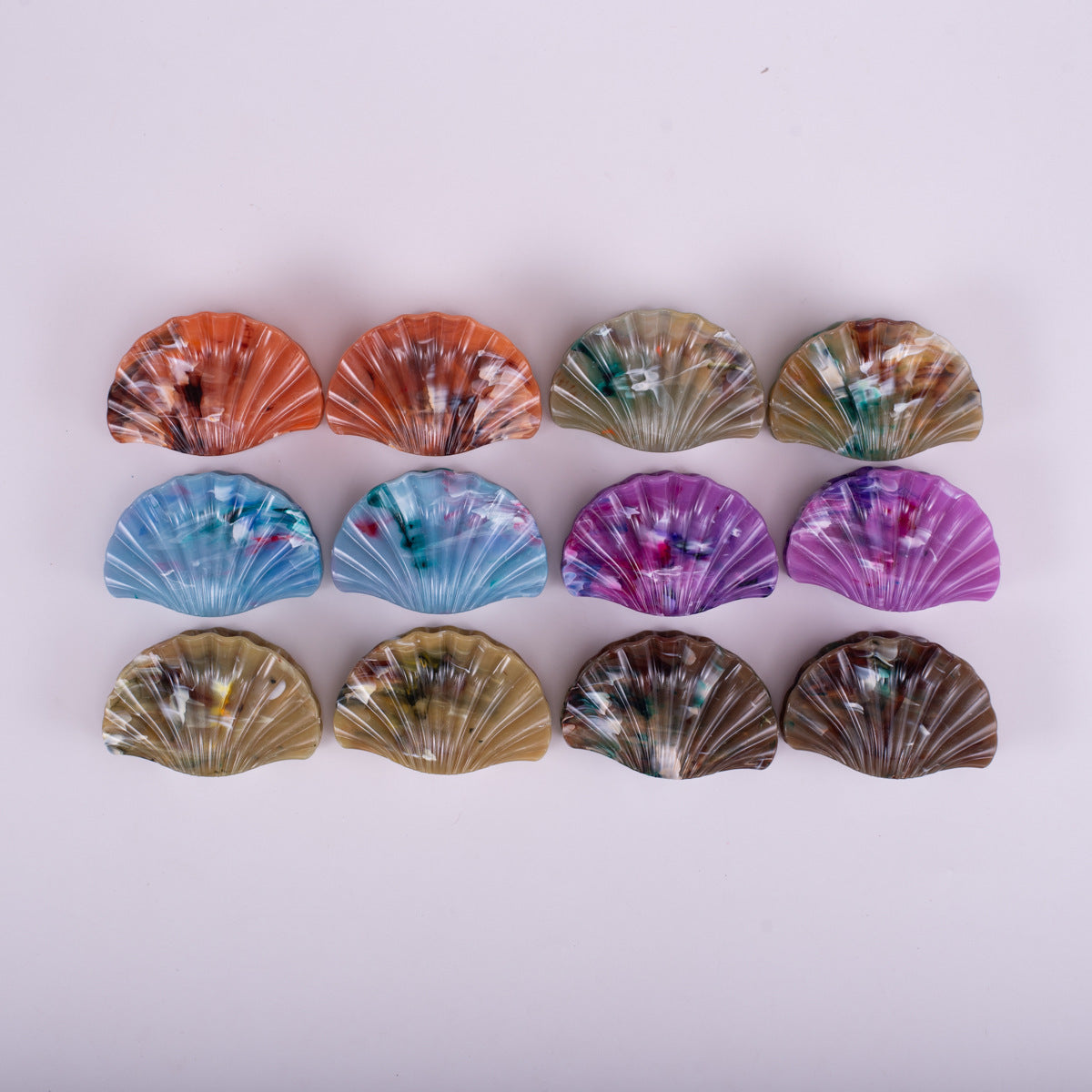 New Shell Barrettes Personalized Color Texture
