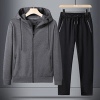 Dark Gray Flat Feet Suit