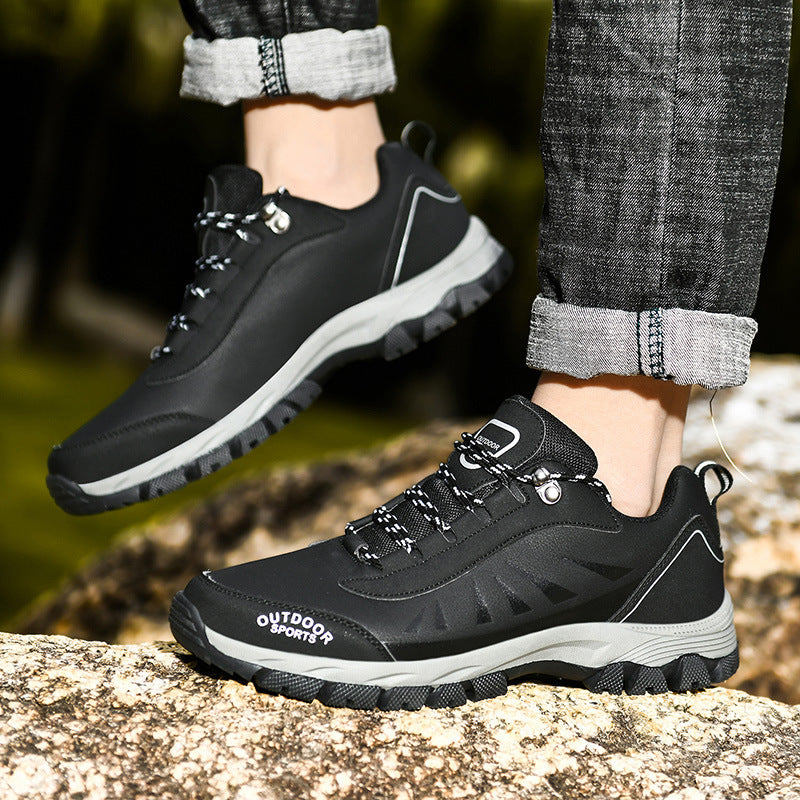 Mountaineering Shoes Plush Training Men's Warmth