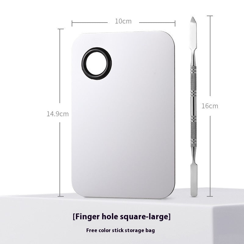 Stainless Steel Foundation Mixing Palette for Blending