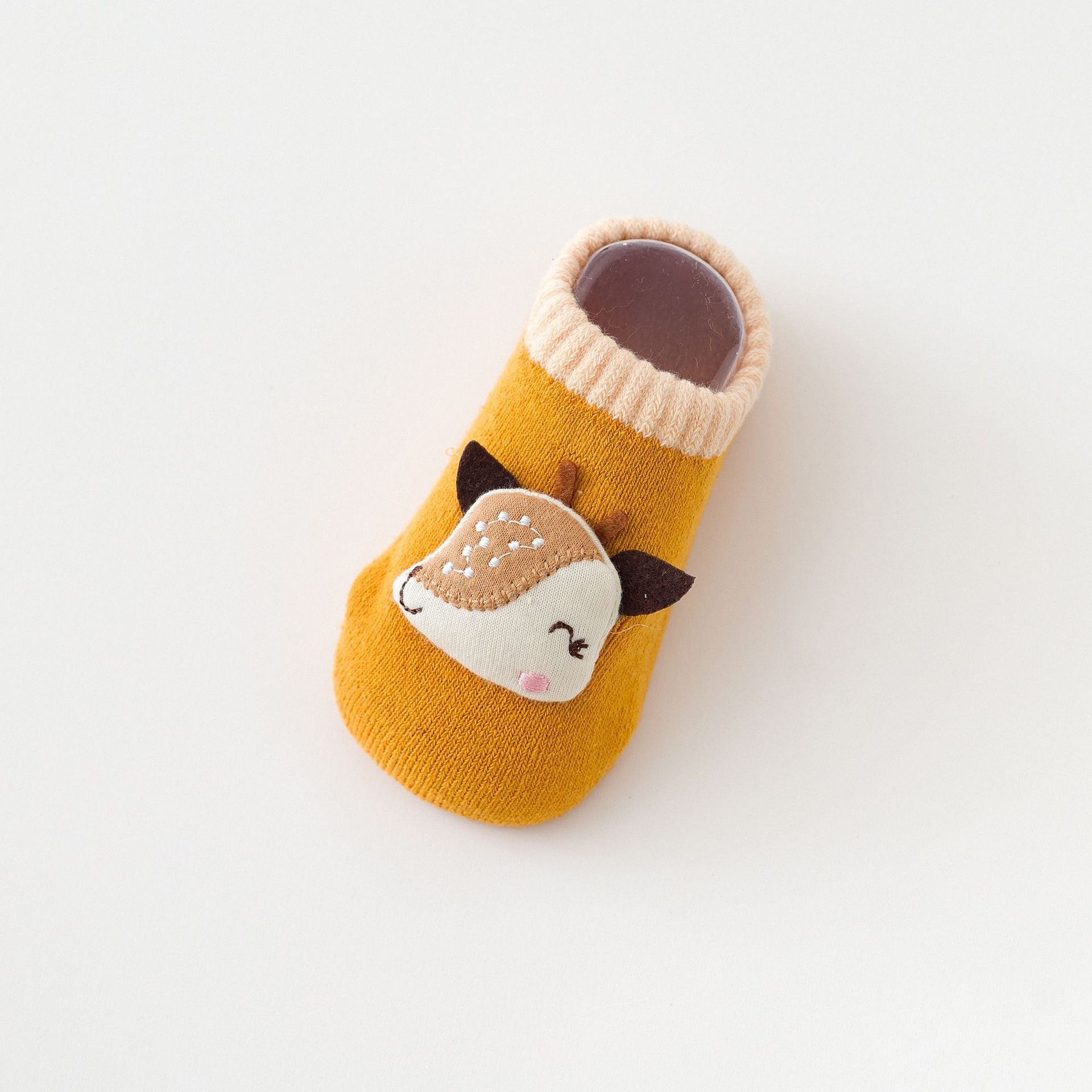 Autumn And Winter Terry Warm Baby Toddler Socks Stereo Doll Dinosaur Rabbit Thick Cute Cartoon Floor Socks