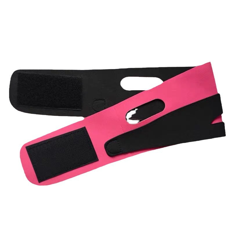 Rose Red Face Slimmer Mask – Thin & Comfortable Bandage for Facial Contouring