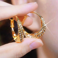 F247A Large Hoop Earrings