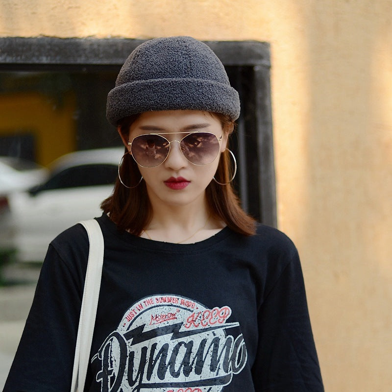 Japanese Retro Hat Men's  Lamb Wool Korean Version Tide Beret