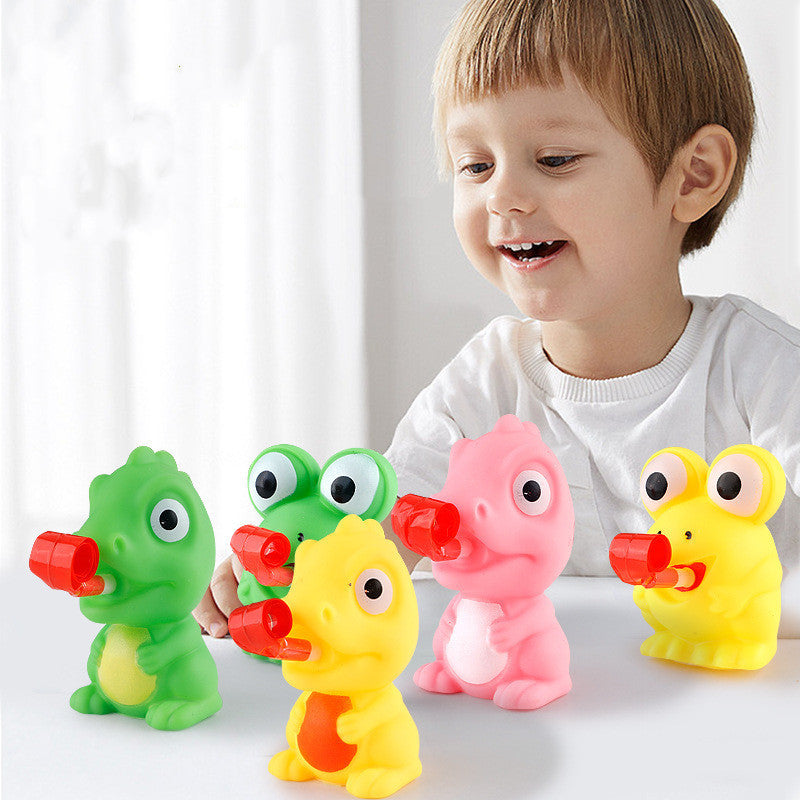 Frog Sticking Tongue Out Dinosaur Squeezing Toy Decompression Doll