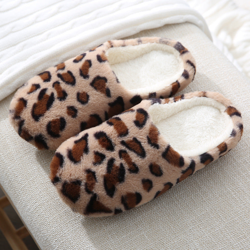 Cotton Slippers Floor Non-slip Warm Korean Women's