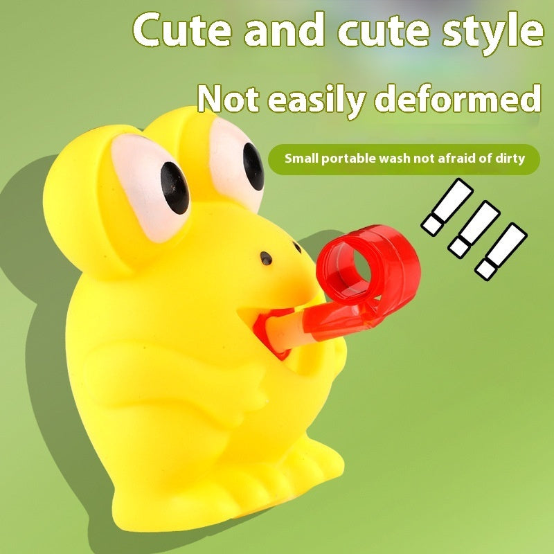 Frog Sticking Tongue Out Dinosaur Squeezing Toy Decompression Doll