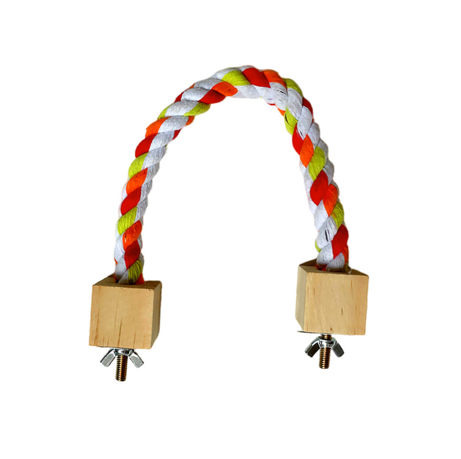 Parrot Climbing Rope Toy Bird Swing Rings