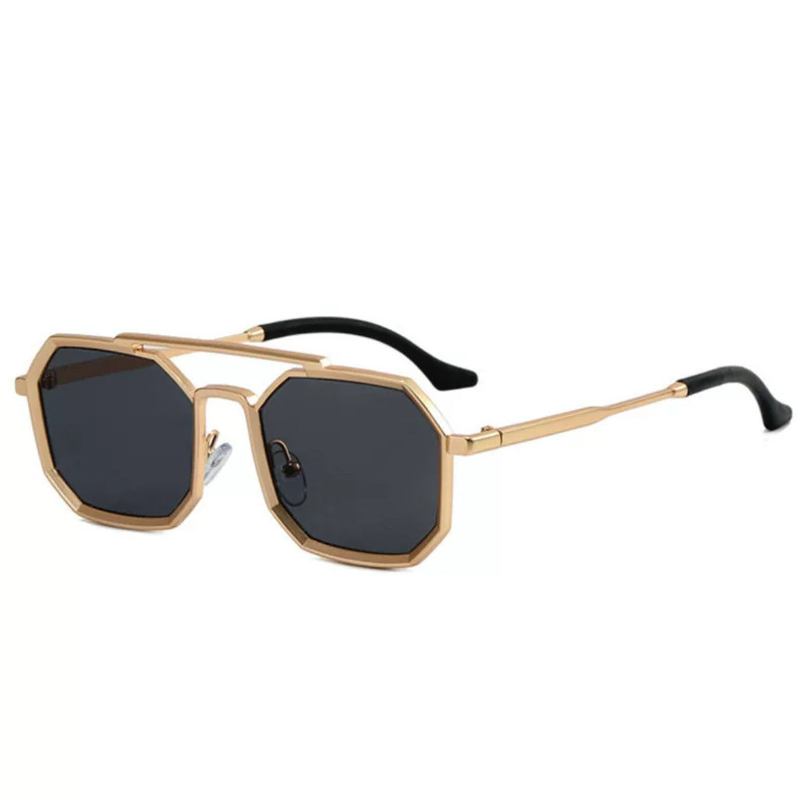 European and American Cyberpunk Double Beam Sunglasses