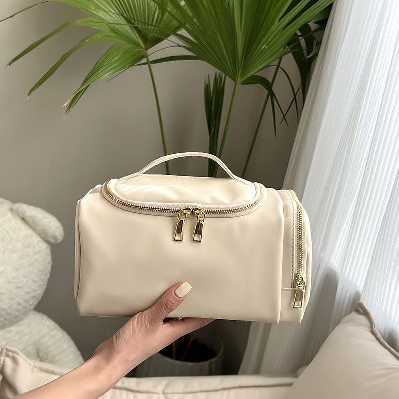 Travel Cosmetic Bag – Handheld Toiletry Organizer for Makeup & Skincare