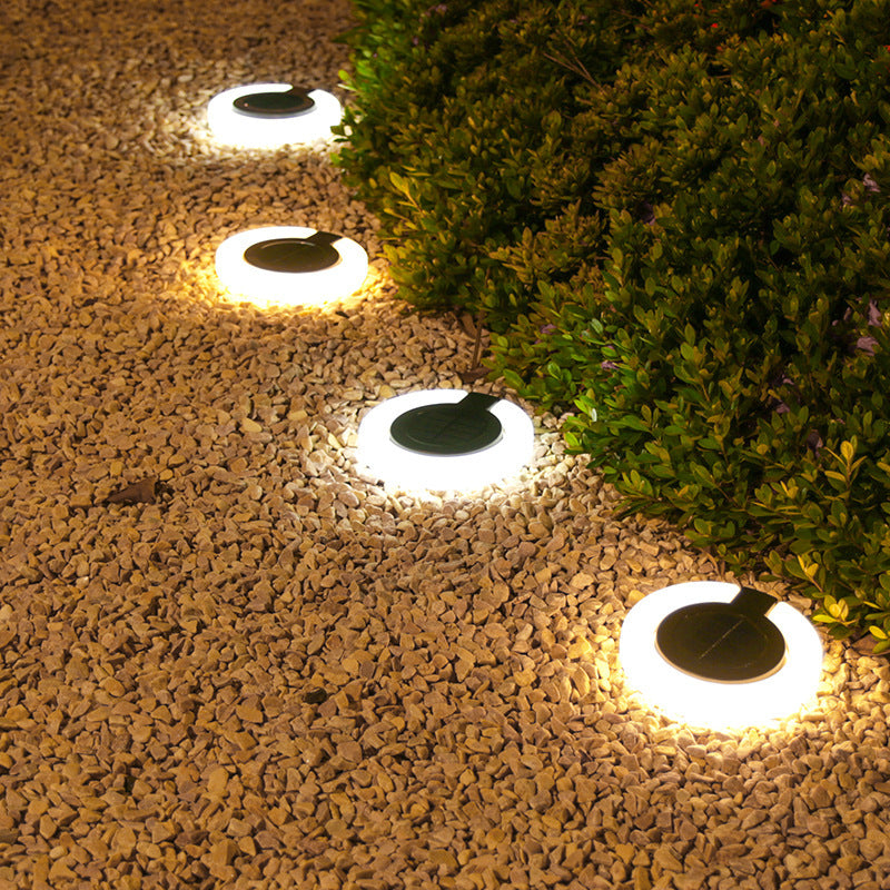 Solar Outdoor Courtyard Stairs Yard Waterproof Garden Lawn Folding Floor Lamp