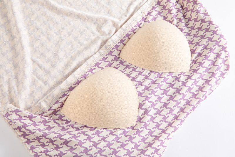 Ladies Belt Chest Pad Cup Loose-fitting Loungewear Nightdress