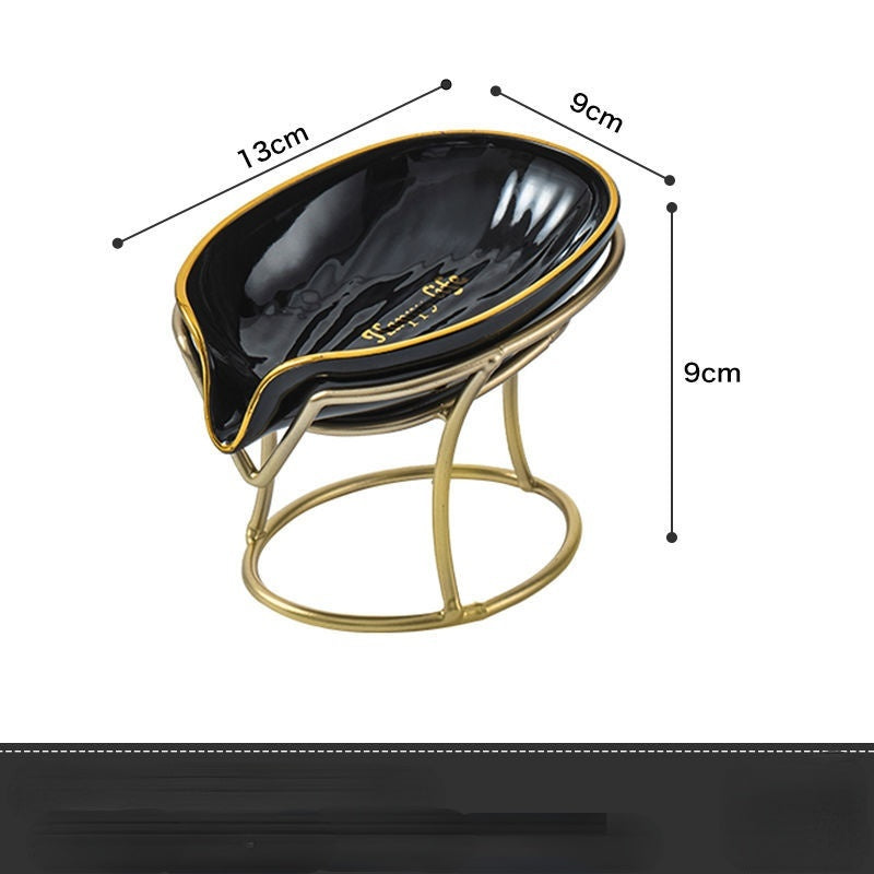 Double Plastic Soap Box with Drain – Bathroom Soap Holder