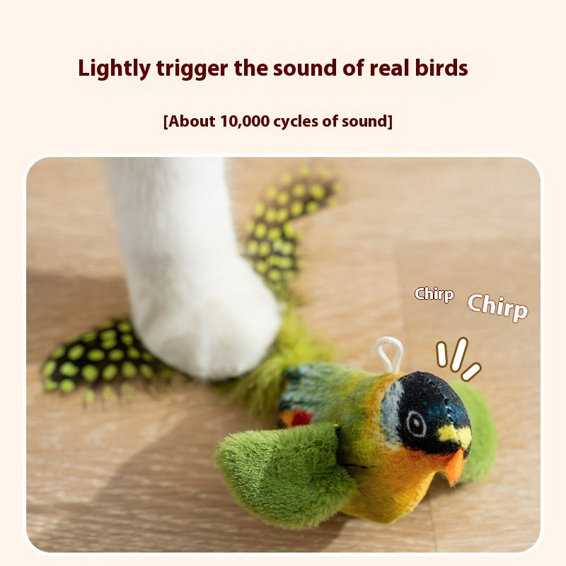 Electric Sound Simulation Bird Cat Toy Cat Teaser