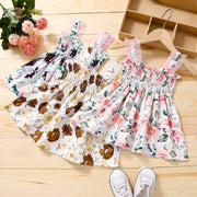 Girls Fashion Personality Patchwork Mesh Dress