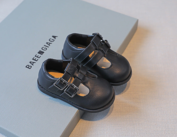 Children's Shoes College Style Soft Sole Girls Princess Shoes Baby Single Shoes