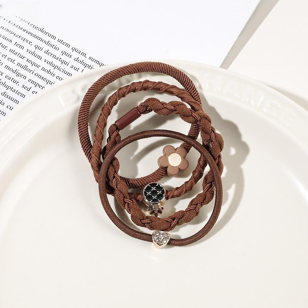 Basic High Elastic Rubber Band All-match Hair Headband Hair Rope Hair Accessories Headdress