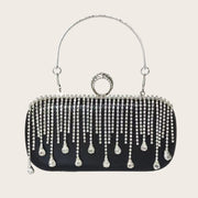 Tassle Diamond Handbag Ladies Wedding Party Portable Chain