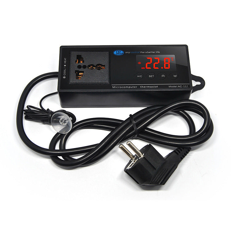 Digital Display Aquarium Thermostat Pet Reptile Insert Row Fish Tank