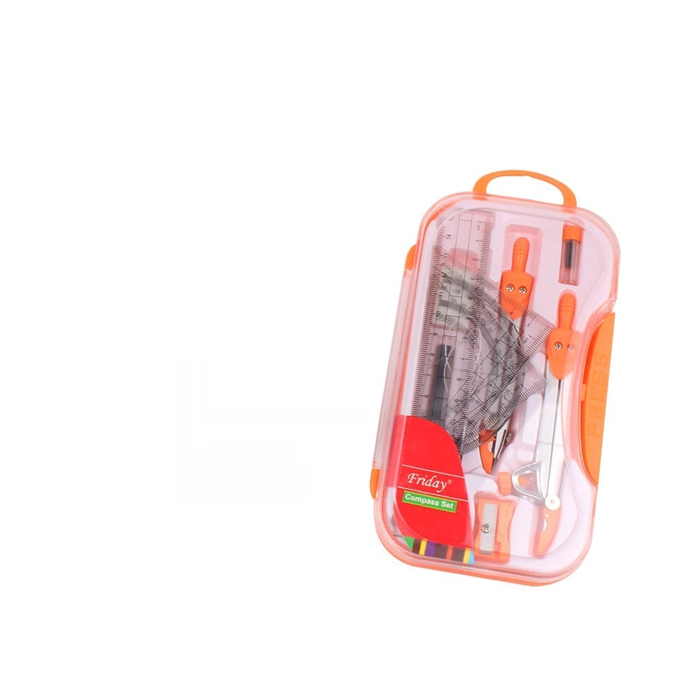 10-Piece Student Geometry Measuring Tool Set – Drawing & Exam Kit