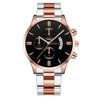 Black Plate Rose Gold Shell