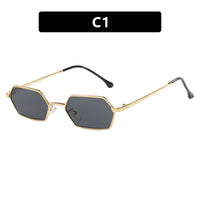 Gold Frame Gray Piece