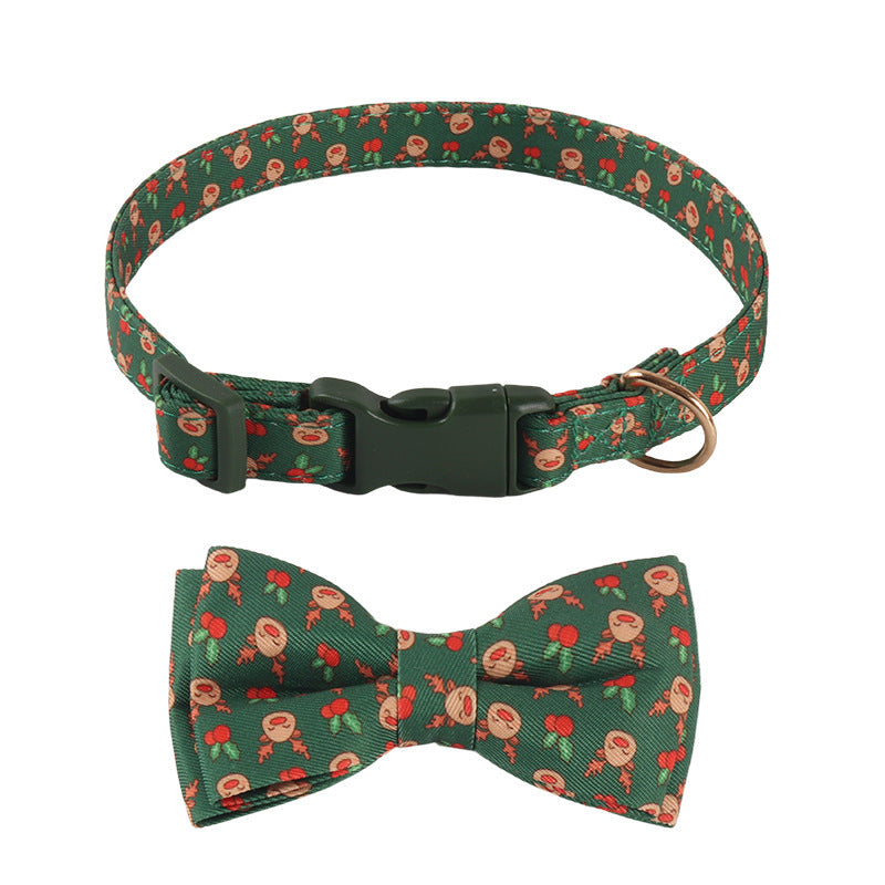 Pet Supplies Design Christmas Series Bow SUNFLOWER Holiday Dog Collar