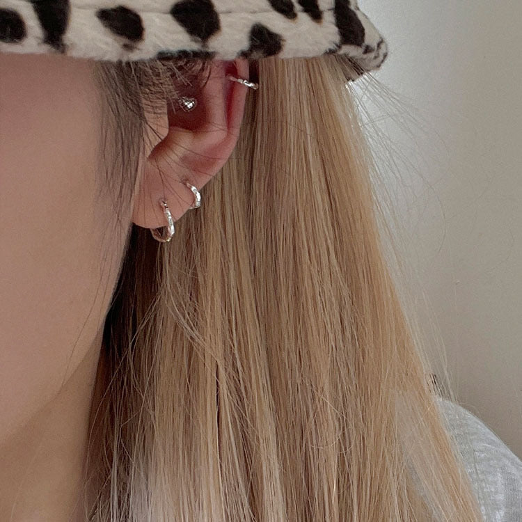 Simple Niche High Sense Ear Clip Female Texture Ear Ring