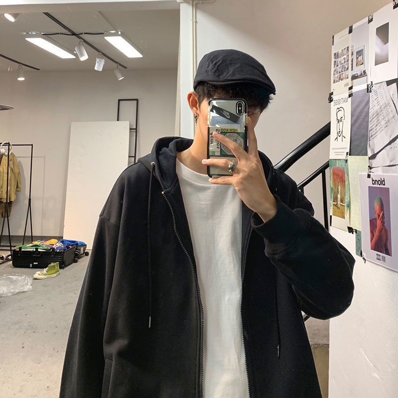Korean Loose Fit Cardigan Jacket – Men & Women