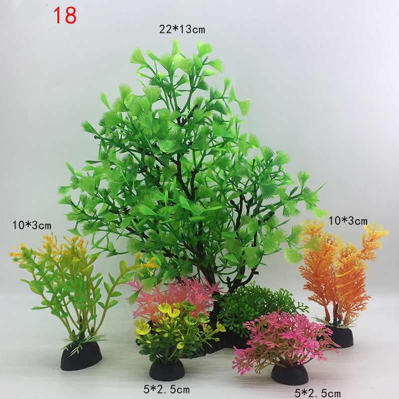 Fish Tank Decoration Simulation Water Plant Aquarium Landscaping