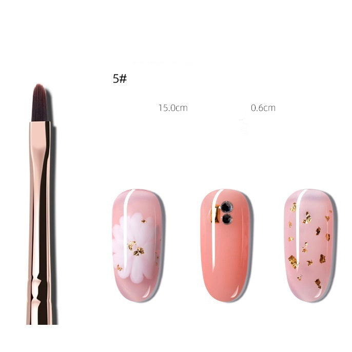 Round Head Nail Art Pen – Light Therapy Painting Tool