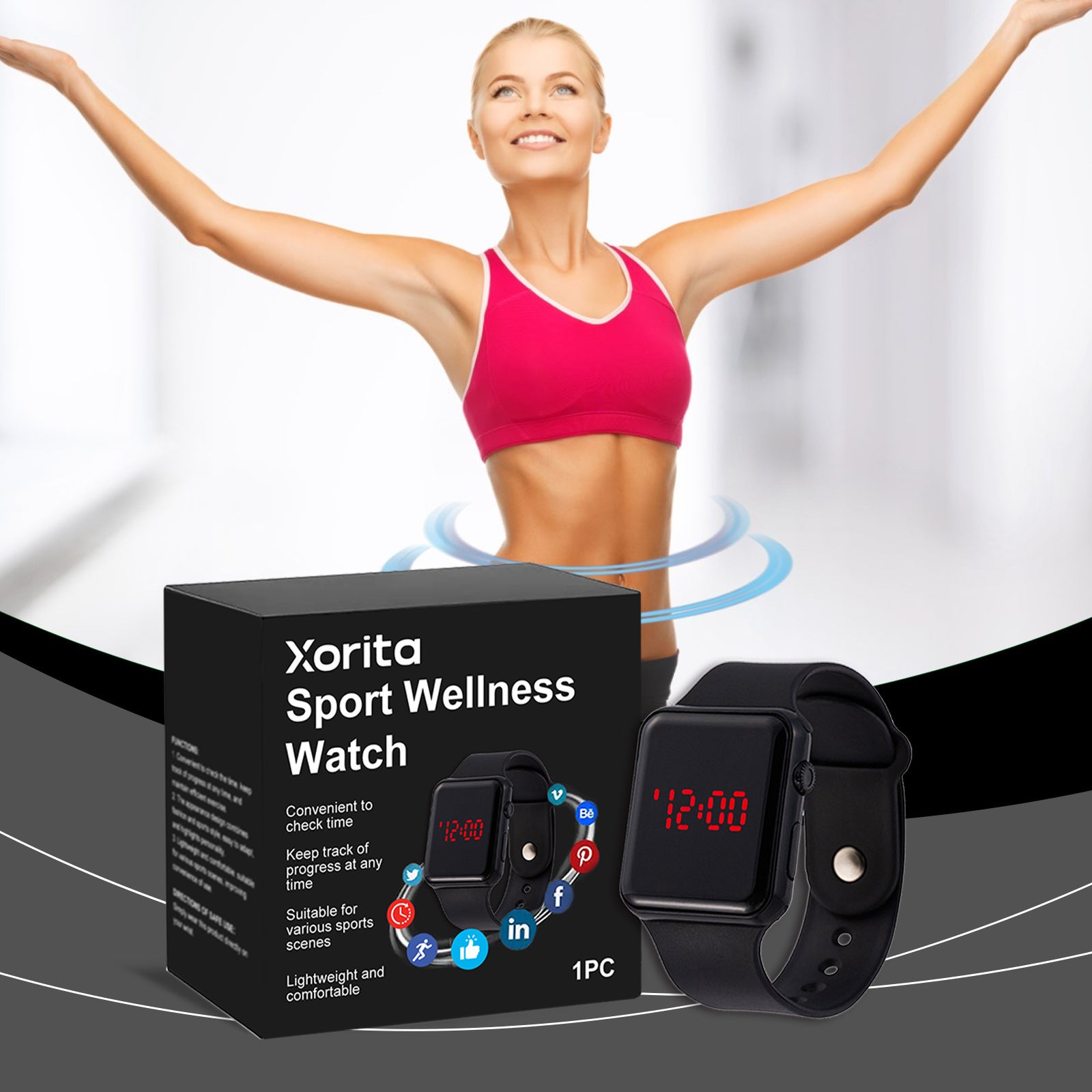 Balance Sports Watch Lightweight And Convenient