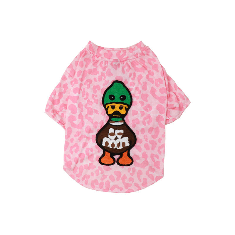 Pet Dog Clothes Mid-thin T-shirt