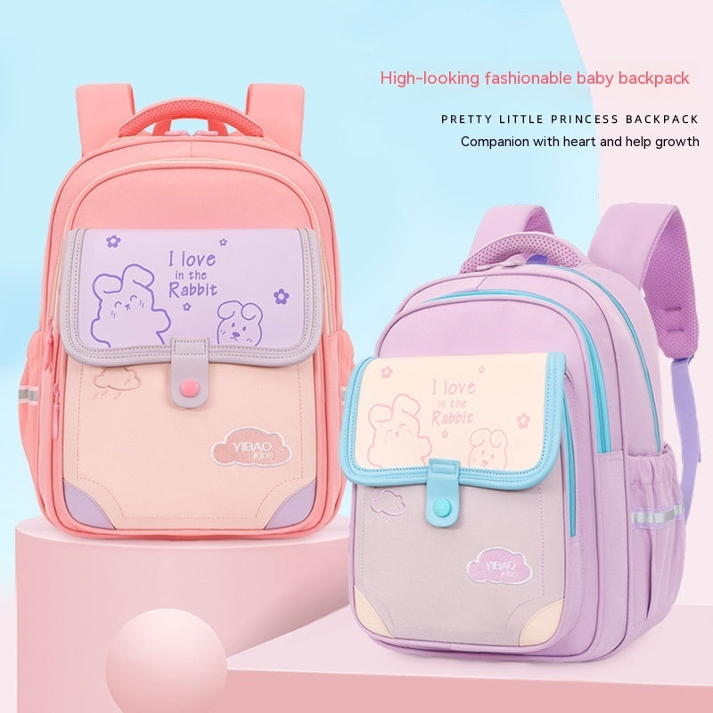 Kids Large Capacity Nylon Backpack Unisex Schoolbag