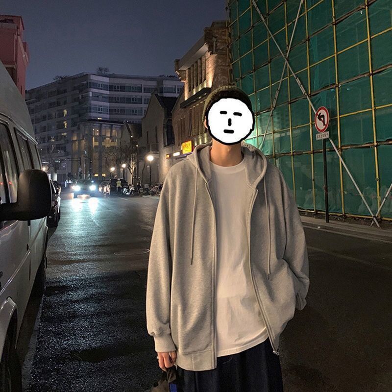 Korean Loose Fit Cardigan Jacket – Men & Women