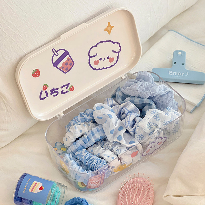 Cute Home Dust Cover Transparent Storage Box