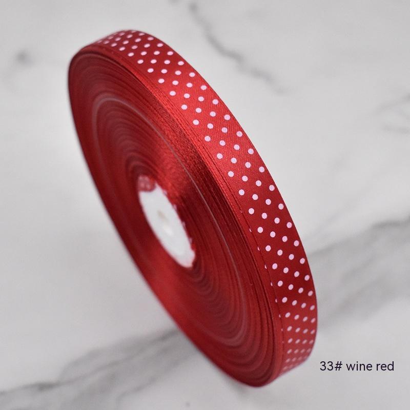Handmade Bow Polka Dot Ribbon – Craft, Gift Wrapping, and Sewing Accessories