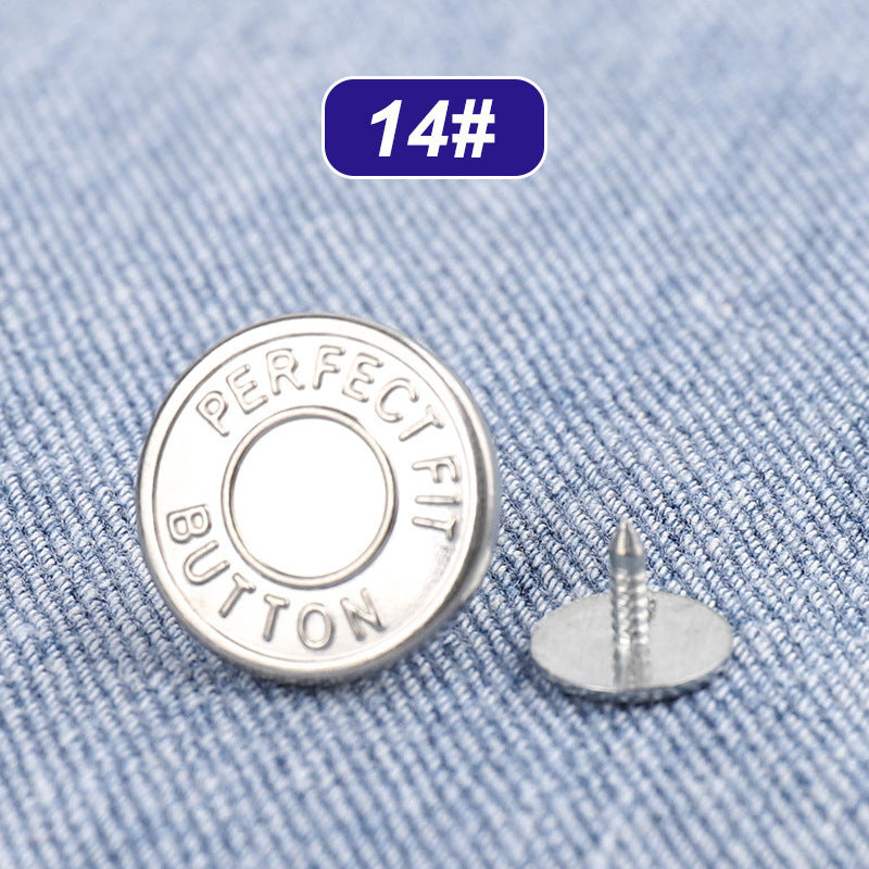 Adjustable Jeans Buttons – No-Sew Waist Adjustment Tool