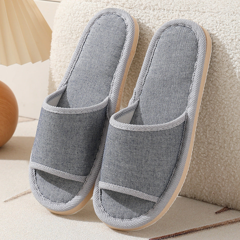 Women's Cotton And Linen Slippers