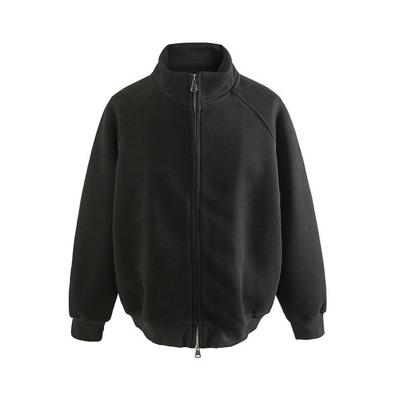 Long Sleeve Retro Top Simple Casual Coat
