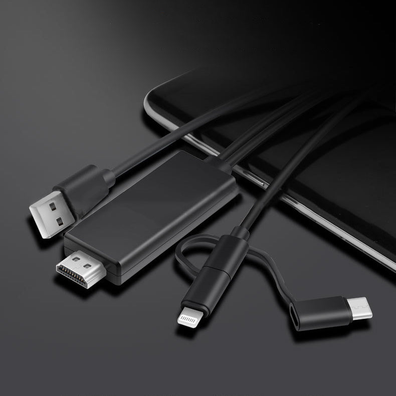 High-Definition HDMI Adapter Cable – 1080p/4K Support for TV, Monitor, Laptop & More