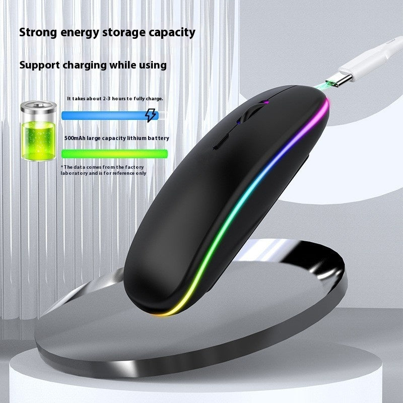 Glowing Bluetooth Mute Charging Mouse