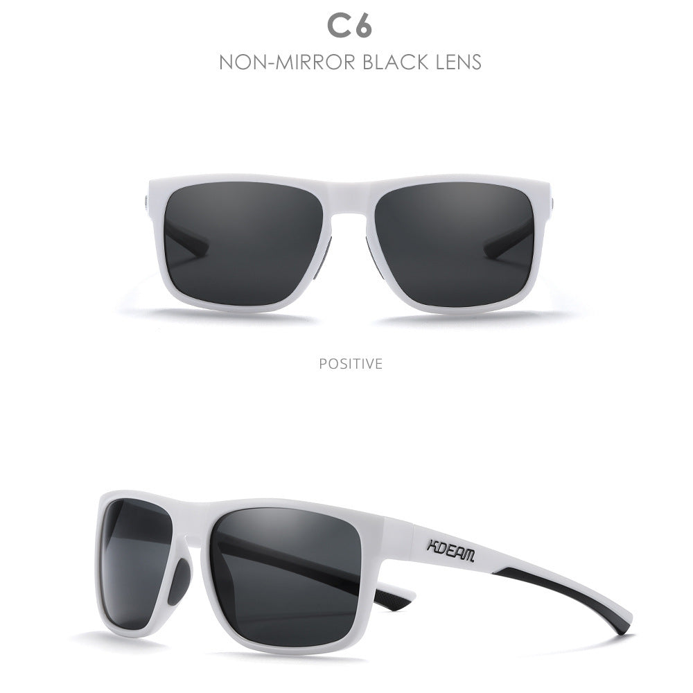 Colorful Real Film Lure Fishing Sunglasses
