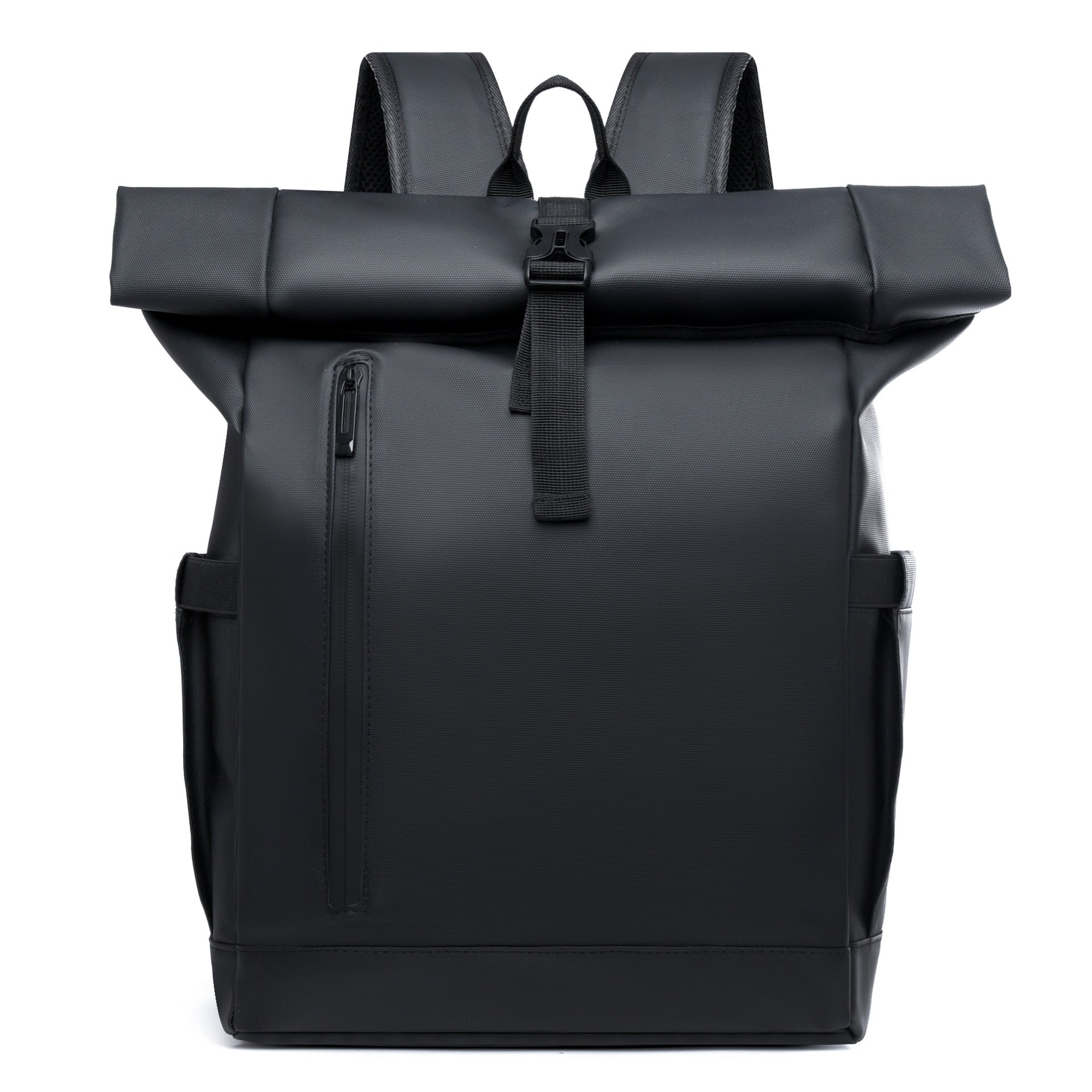 Men's Casual Travel Backpack Solid Color Polyester Lining