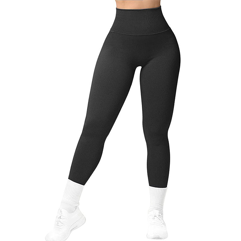 Women’s High-Waist Slim Fit Solid Color Pants – Fashion Casual Nylon Stretch